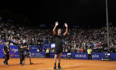 Juan Martín del Potro fue ovacionado por todo el estadio